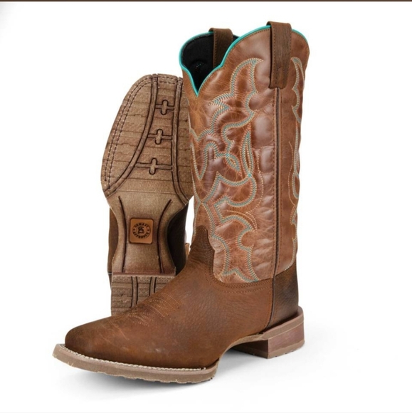 Laredo Other - Authentic Laredo Western Odie Sqaure Toe Casual Boots Mid Calf Cowboy Shoe, 9D